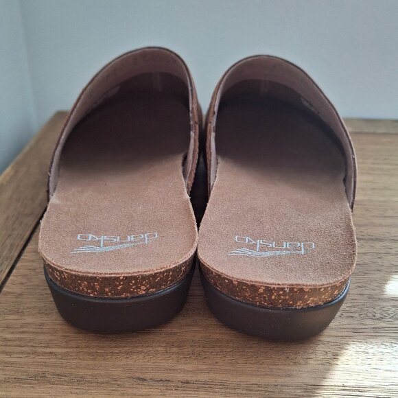 Dansko | Robbie Burnished Nubuck Leather Mules (Tan) | Women's EU 39 - Picture 5 of 11